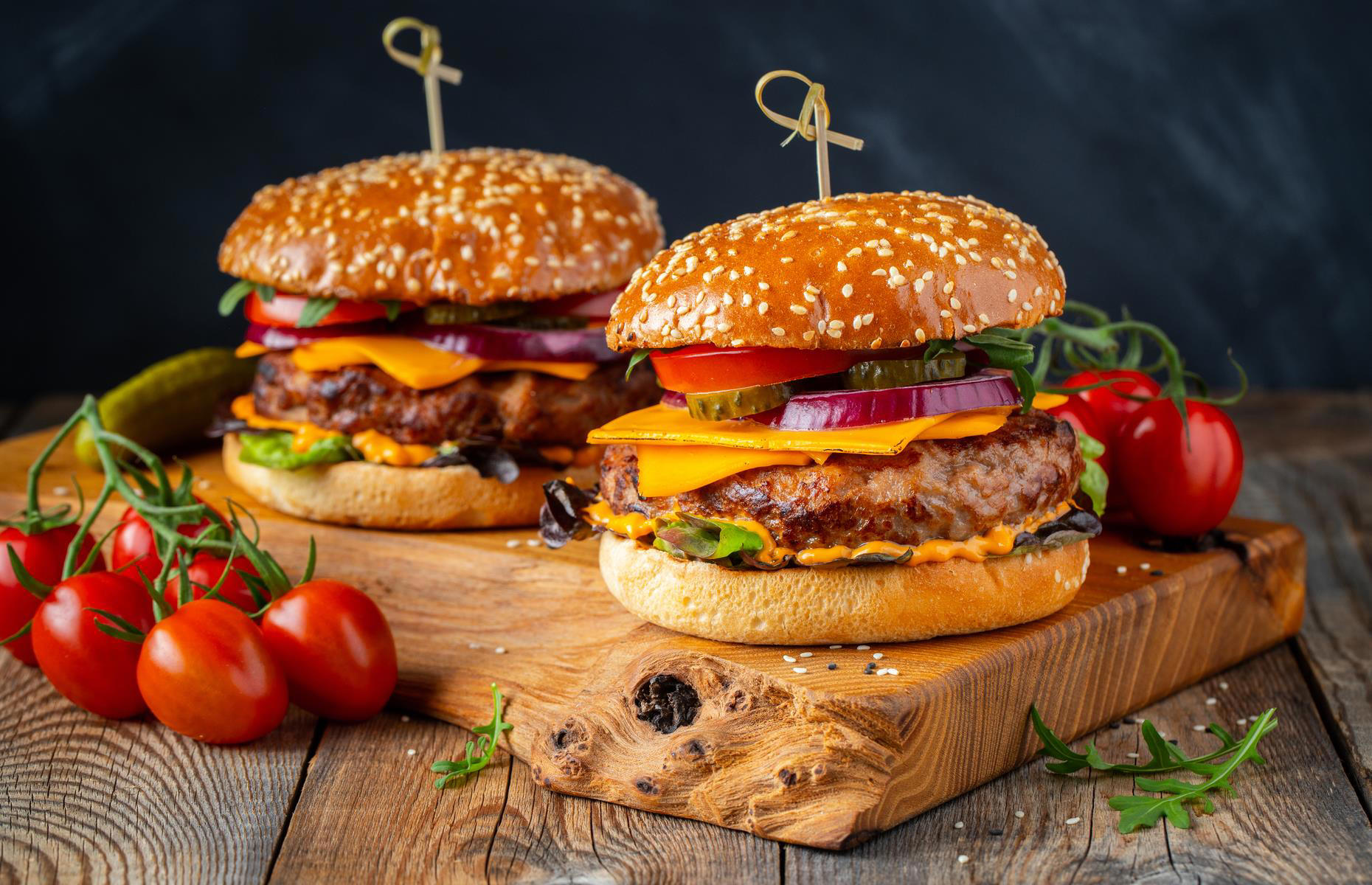 Lezzetli burgerler